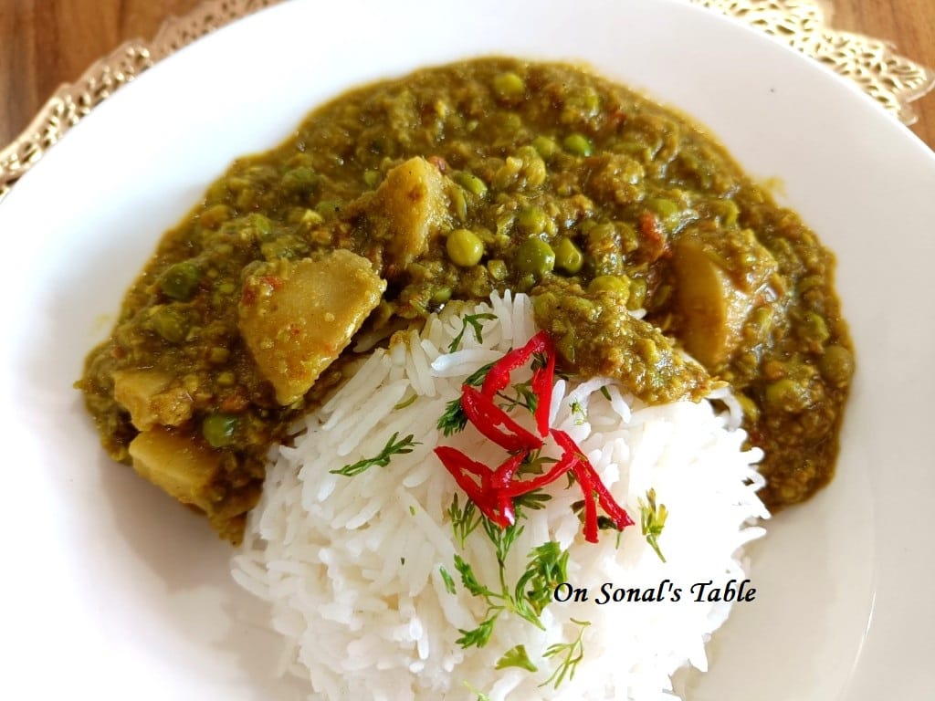 Matar Ka Nimona Green Peas Curry Sonal Singh